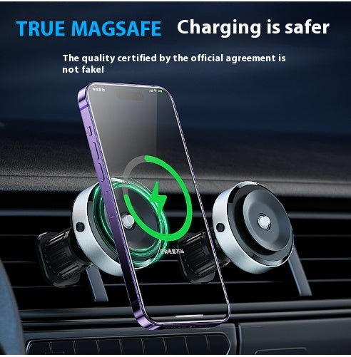 Intelligent Mobile Phone Holder Double-Sided Car Mount Magnetic Universal Adsorption Bracket Vacuum Adsorption Stable For Phone ARZ