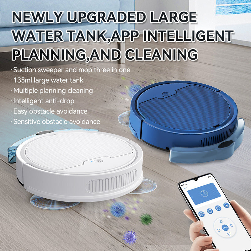 Intelligent Sweeping Robot Large Water Tank Mobile App Remote Control Planning And Cleaning Line Low Noise 2000 Pa Large Suction ARZ