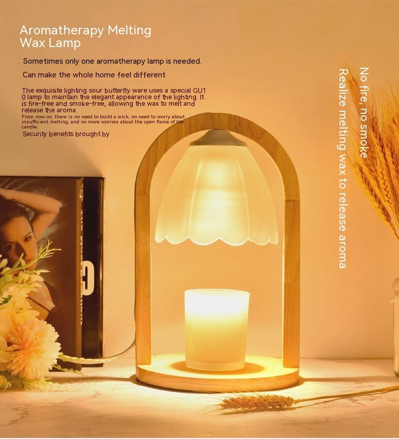 Fragrance Lamp New Chinese Melting Candle Lamp Bedroom Adjustable Light Melting Wax Lamp ARZ