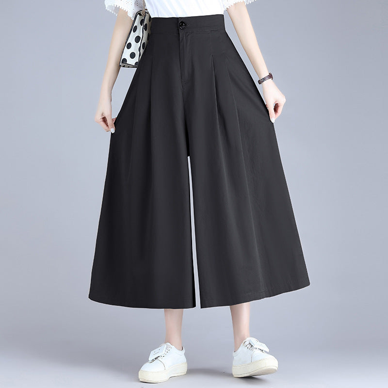 Simple Loose High Waist Straight Casual Pants ARZ