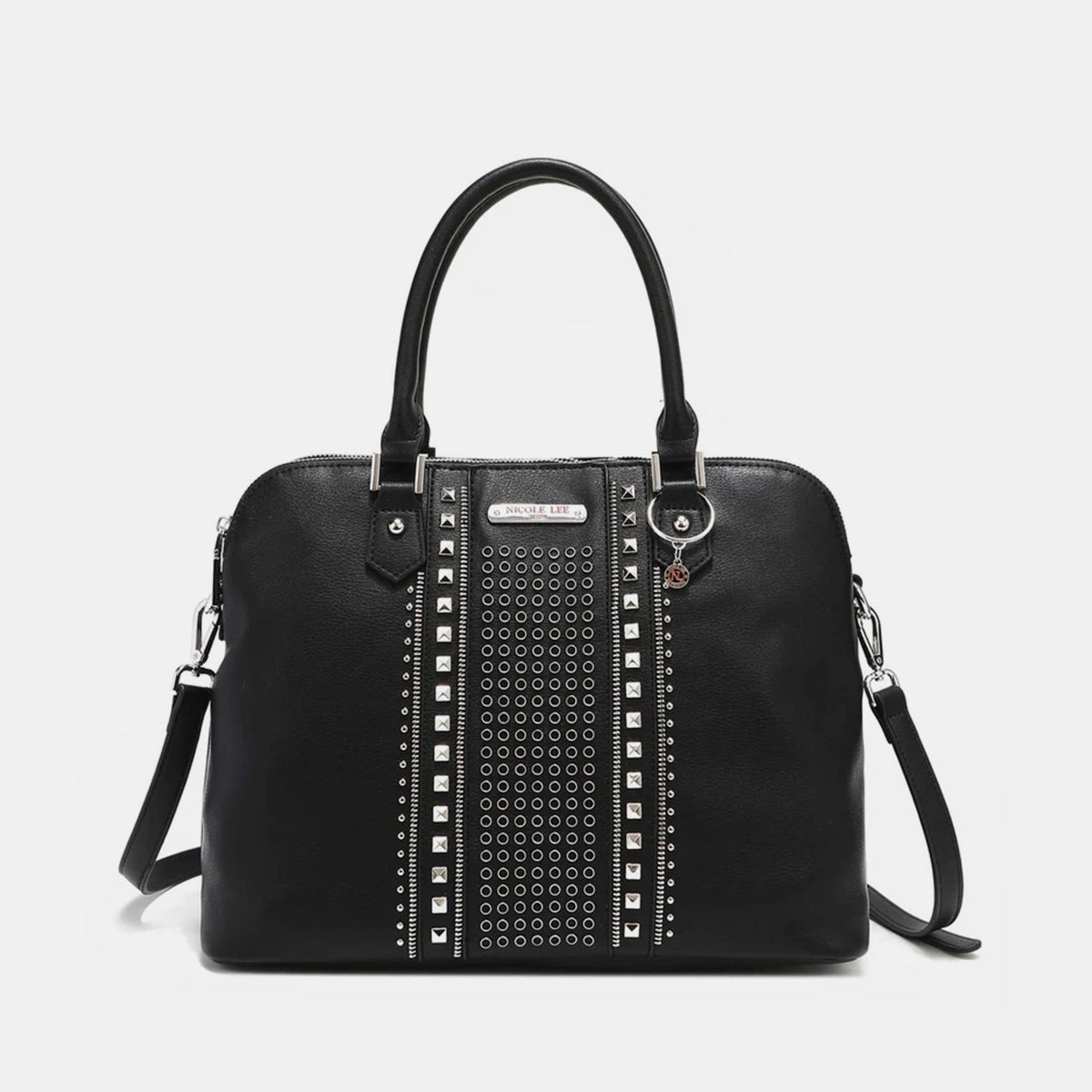 Nicole Lee USA Studded Decor Handbag Trendsi