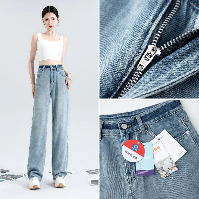 Fashionable Narrow Wide-leg Jeans For Women ARZ