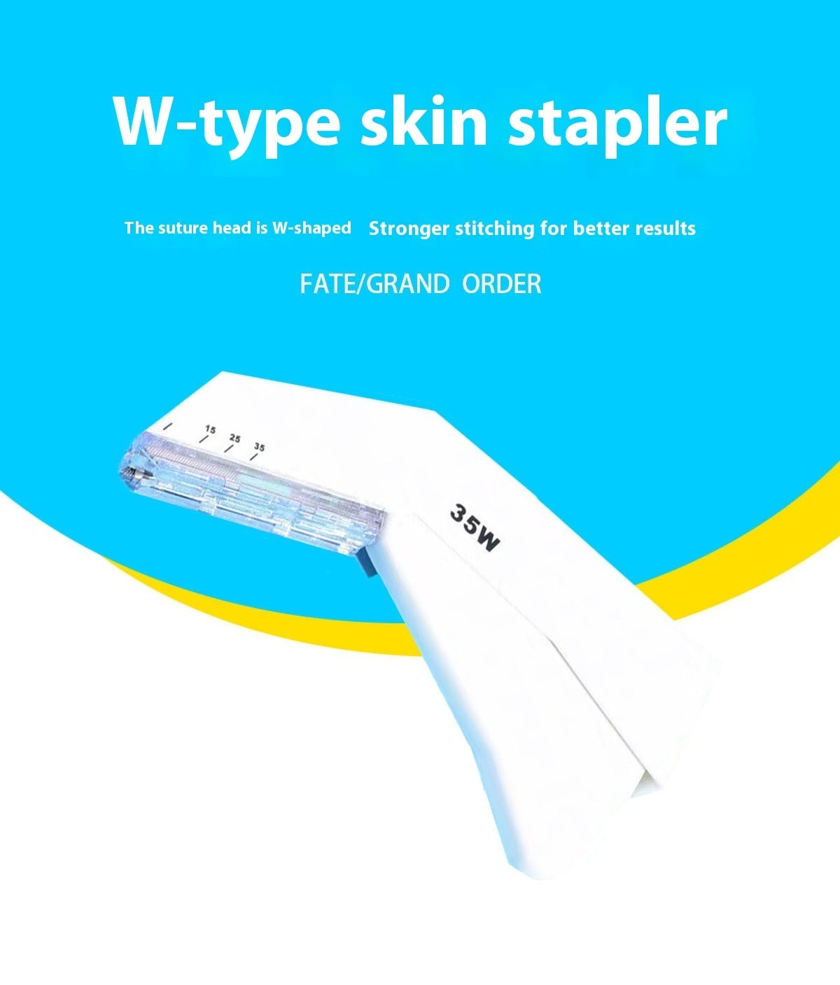 Disposable Skin Stapler 35W Traceless Titanium Pin ARZ