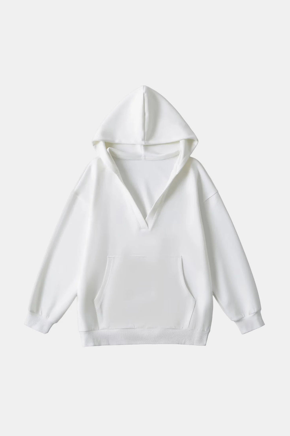 Basic Bae Air Scuba Kangaroo Pocket Long Sleeve Hoodie Trendsi