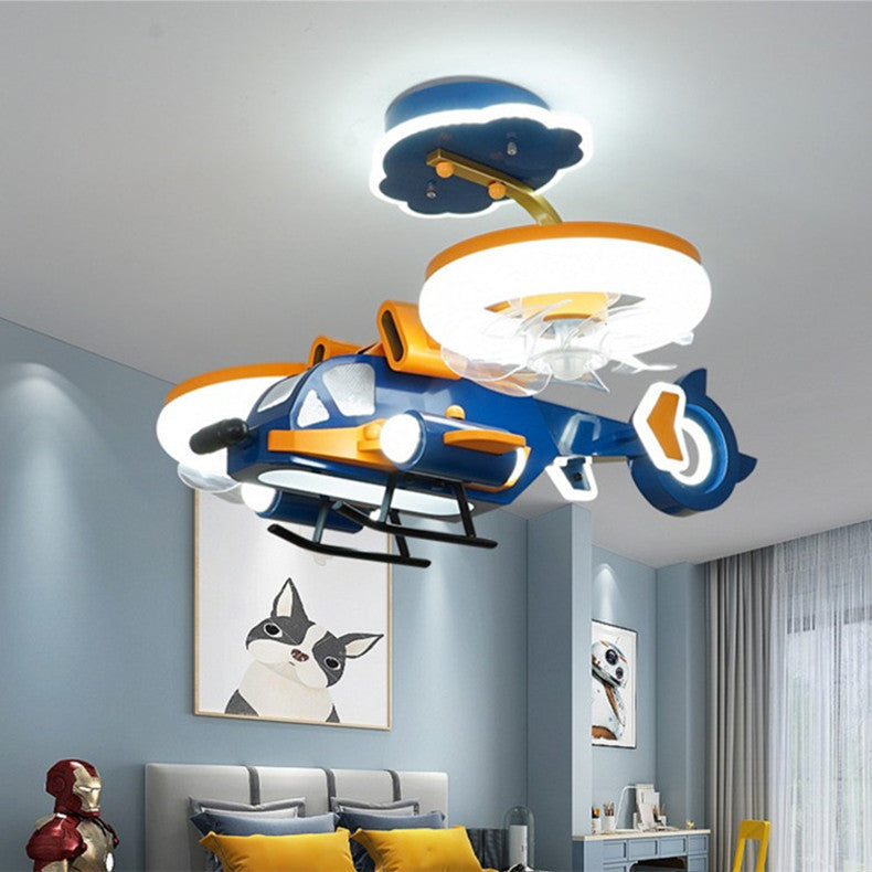 Smart Fighter Boy Large Room Bedroom With Fan Light ARZ