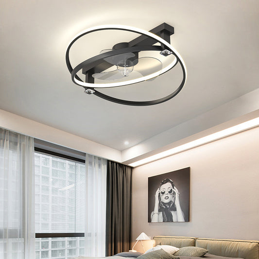 Modern LED Ceiling Fan With Light Remote Control Living Dining Room ARZ