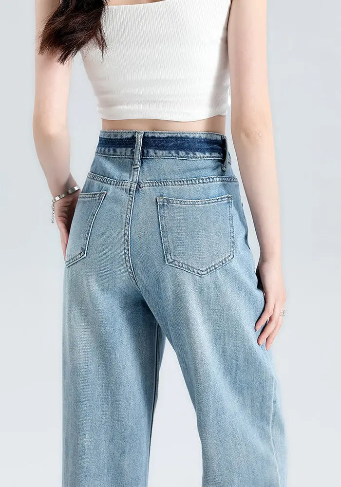 Fashionable Narrow Wide-leg Jeans For Women ARZ