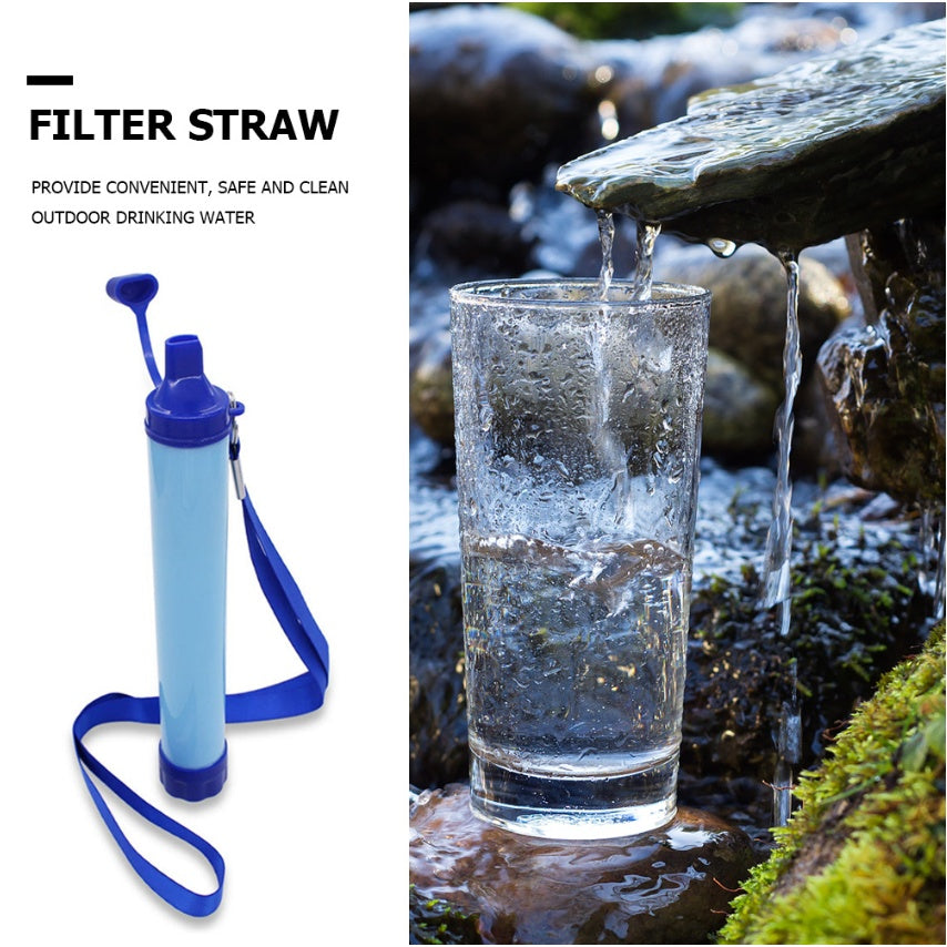 Water Filters Straw Hiking Camping Outdoor Travel Personal Emergency Survival Tools Summer Life Straw ARZ