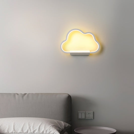 Bedroom Bed Background Wall Decoration Simple Children's Cloud Led Wall Lamp ARZ