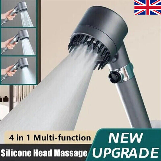 3 Modes Shower Head With Filter High Pressure Water Saving Massage Body Scalp ARZ