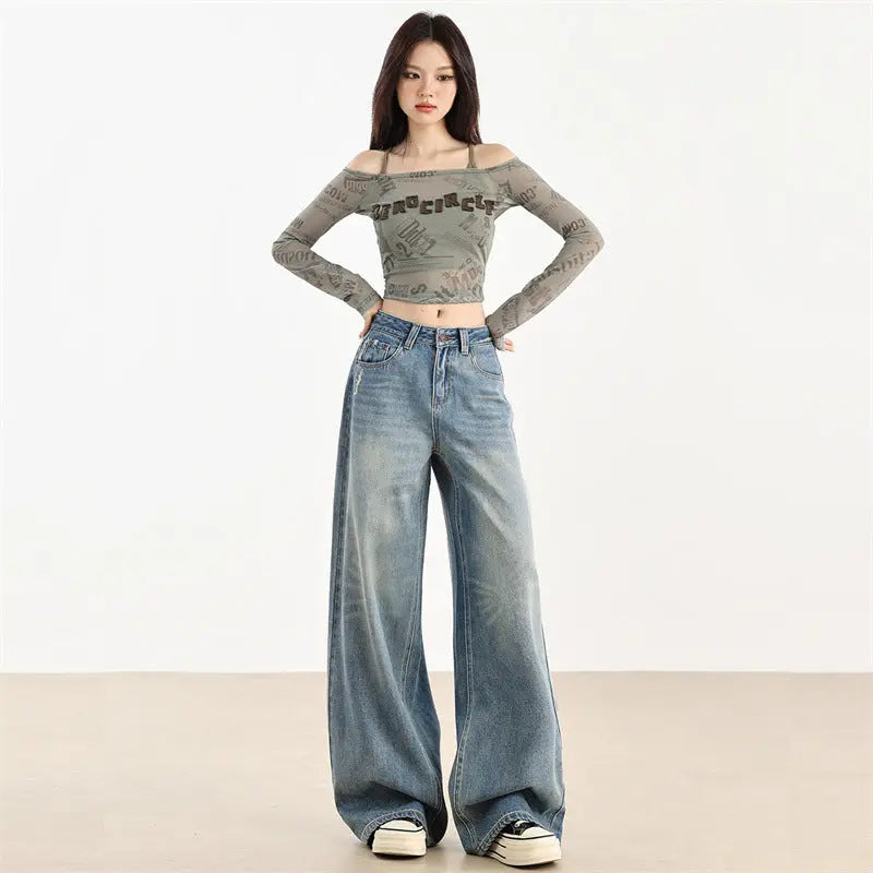 Women's All-match Loose-fitting Mopping Pants ARZ