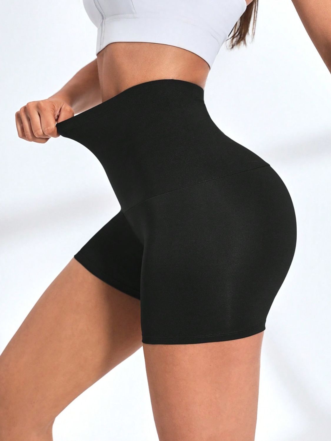 High Waist Active Shorts Trendsi