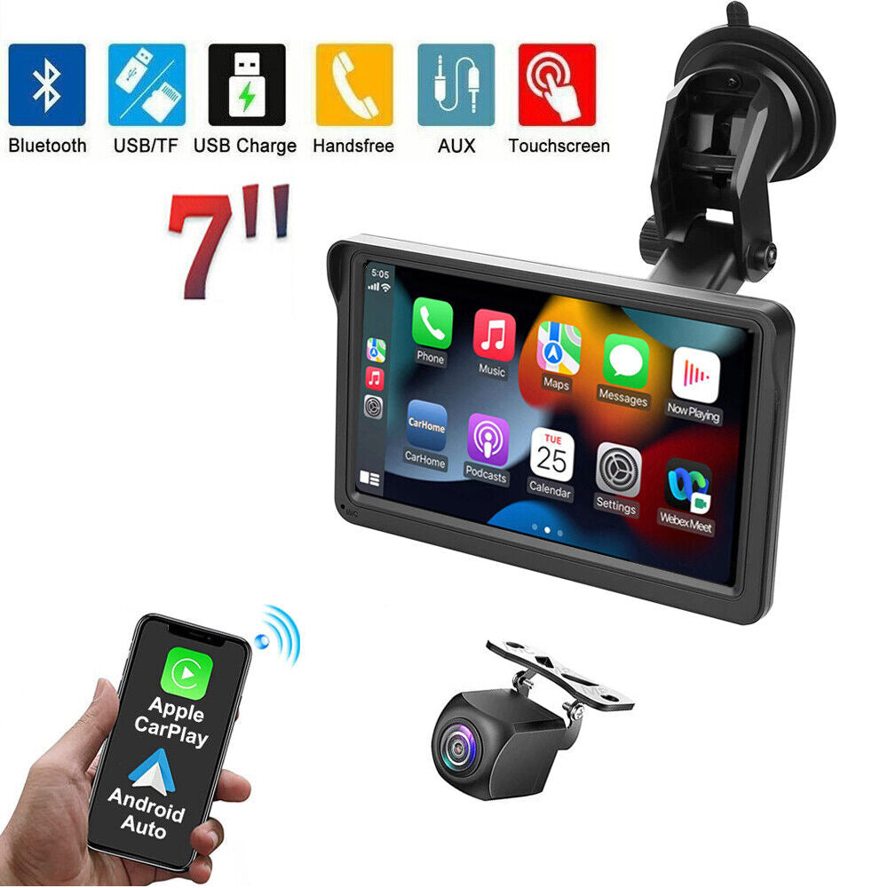 7-inch Portable Wireless Carplay Car Smart Screen MP5 Vehicle Navigation Reversing Player ARZ