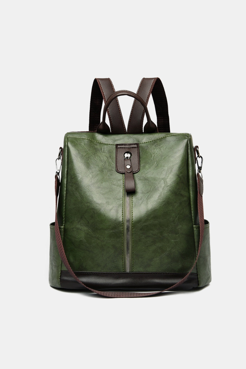 PU Leather Large Backpack Bag Trendsi