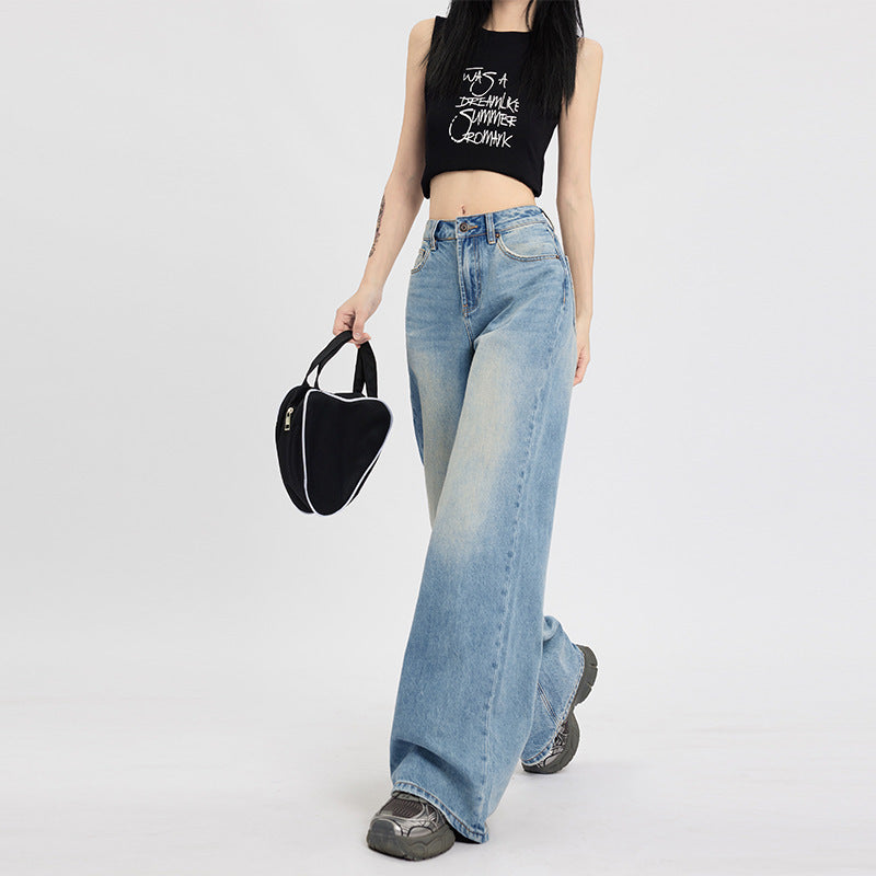 Women's Straight Loose Wide Leg Jeans ARZ