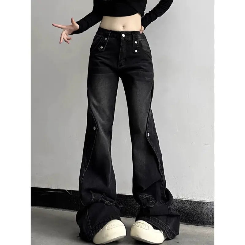 Slightly Flared Jeans Women's Street Slim Fit ARZ