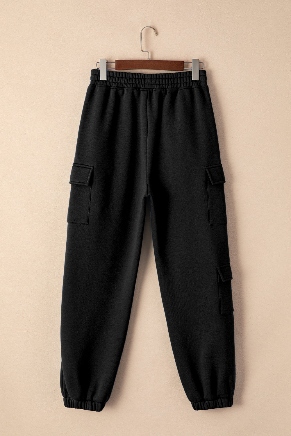 Pocketed Elastic Waist Active Joggers Trendsi