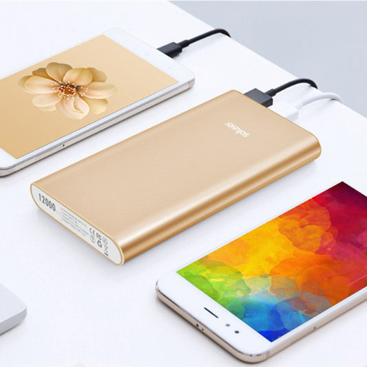 Power Bank 12000mAh Ultra-thin Aluminum Alloy Power Bank ARZ