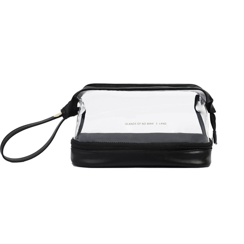 Double Layer Cloud Transparent Steel Wire Cosmetic Bag ARZ