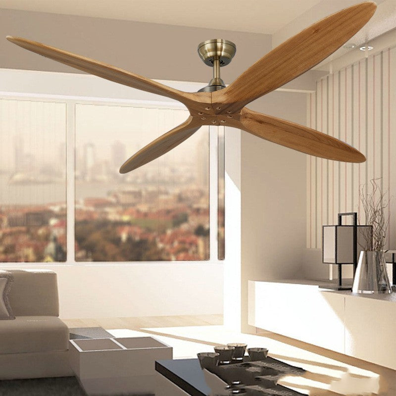 Home Living Room  Solid Wood Fan Industrial Modern European ARZ