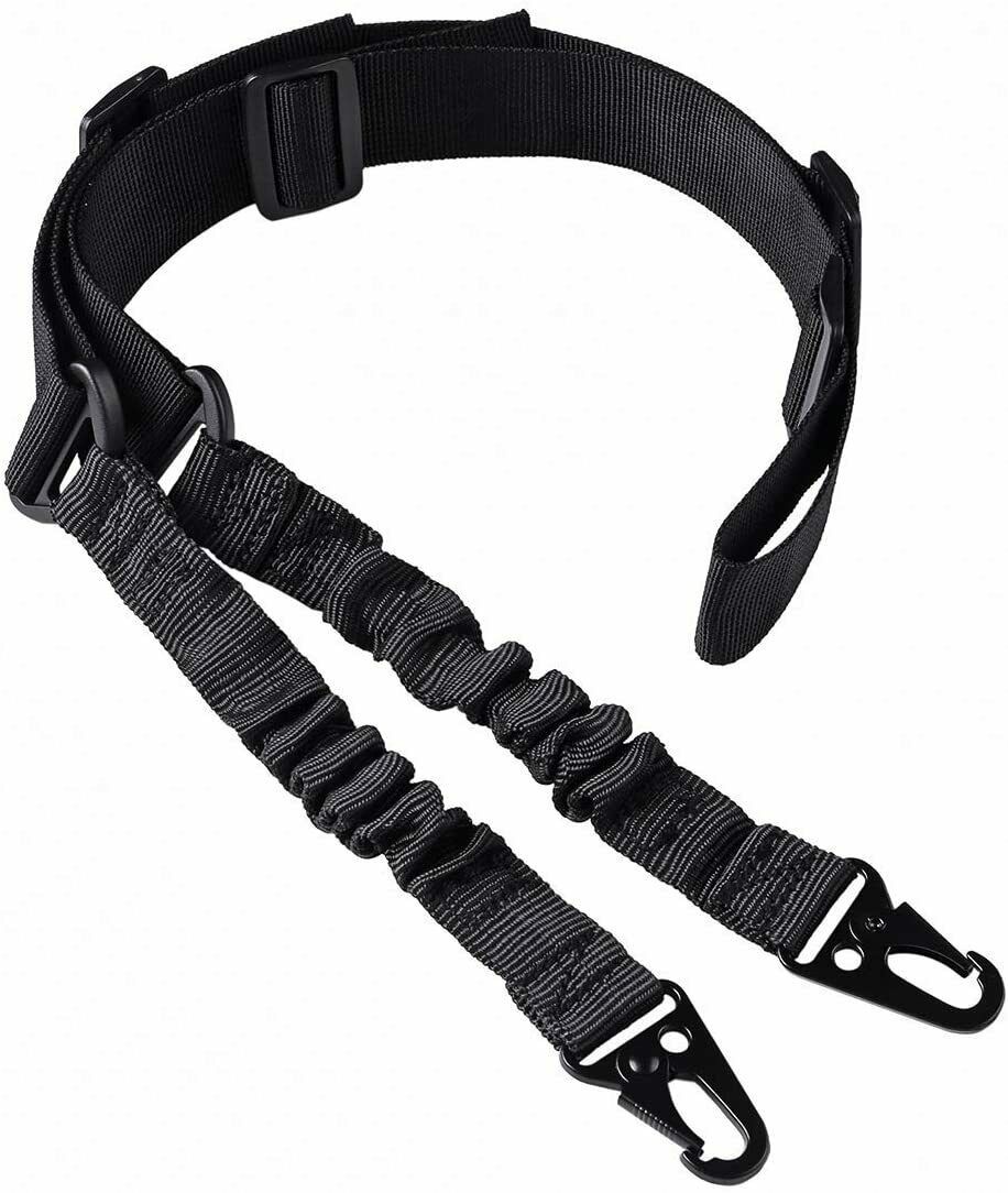 Tactical Rifle Sling Gun Shoulder Strap 2 Point Hooks One Single Strap Hunting ARZ