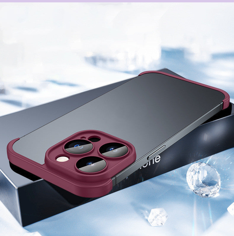 Mobile Phone Case With Glass Lens Film TPU Without Frame ARZ