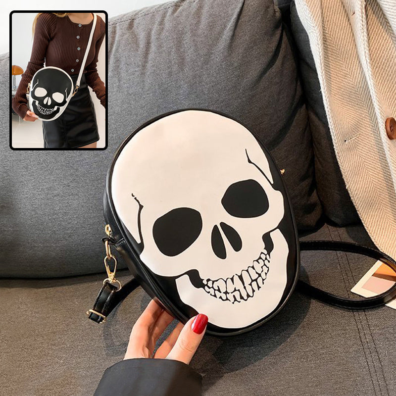 Halloween Skull Shoulder Bag Personality Funny Messenger Bag Kids Couples Outdoor Small Phone Bag For Women ARZ