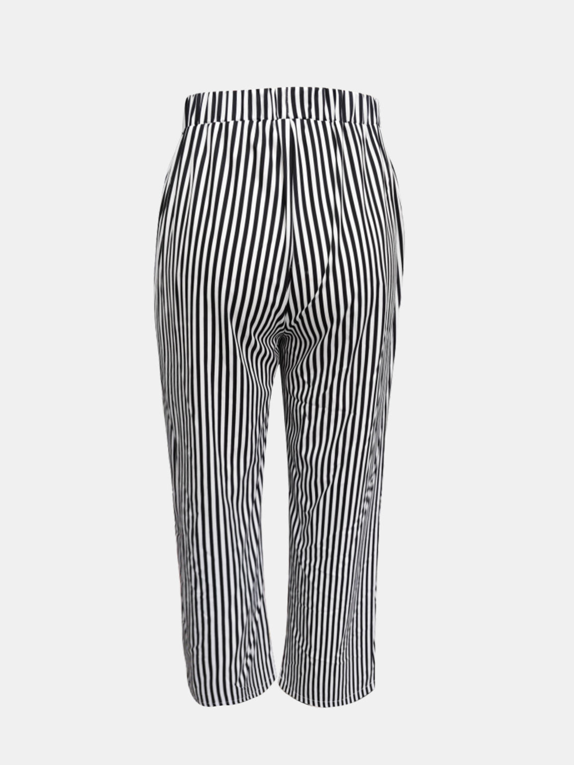 Stylish Striped Pants with Pockets for Everyday Wear Trendsi