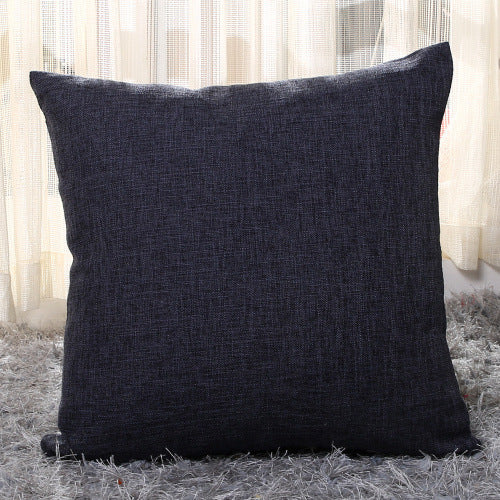 Home Linen Pillow Case Solid Color Hugging Pillow Case Sofa ARZ