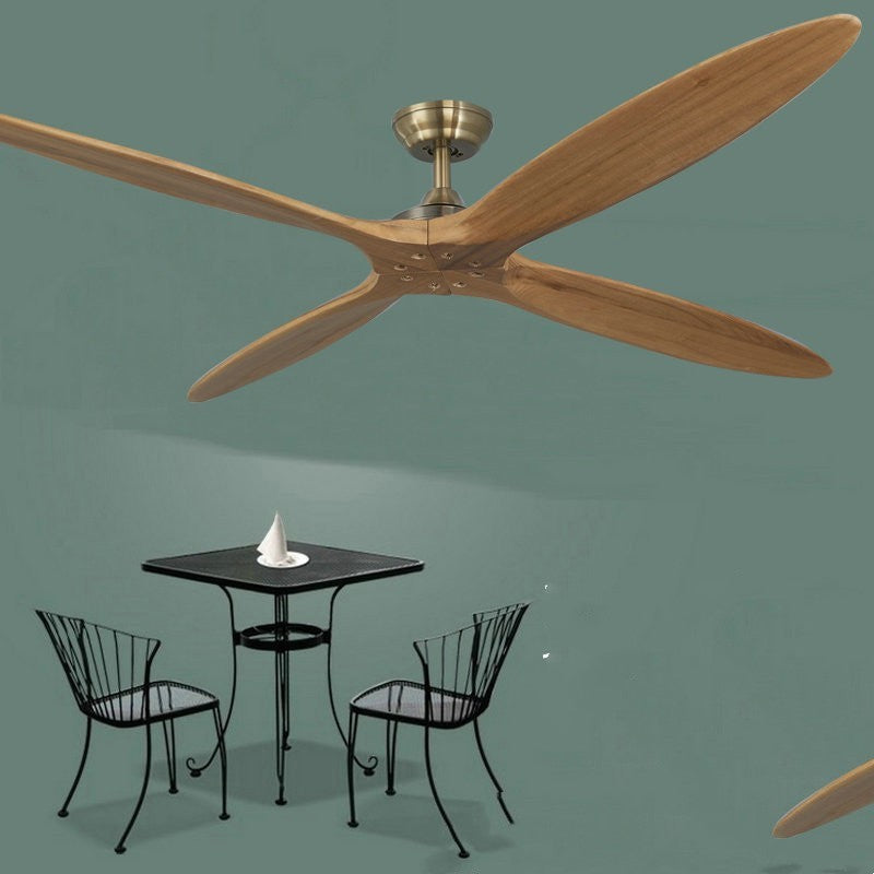 Home Living Room  Solid Wood Fan Industrial Modern European ARZ