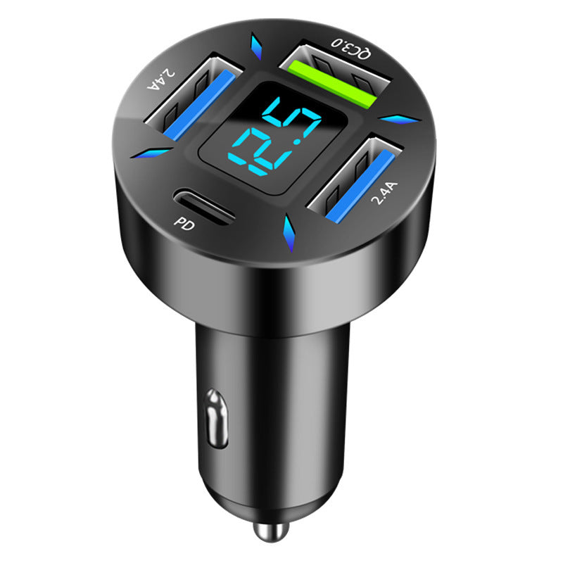 Quick Universal Transfer Plug Multi-function Car Charger USB4 Port ARZ