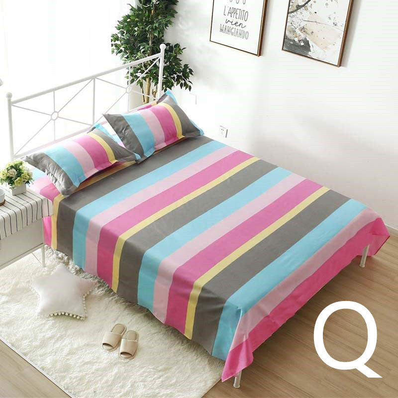 Single Double Bed  Flat Sheet Bedding ARZ