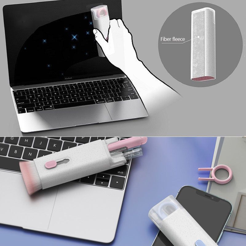 Multifunctional Bluetooth Headset Cleaning Pen Set Keyboard Cleaner Cleaning Tools Cleaner Keycap Puller Kit ARZ