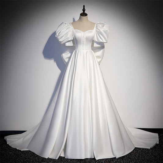 White Evening Dress Women's Banquet ARZ