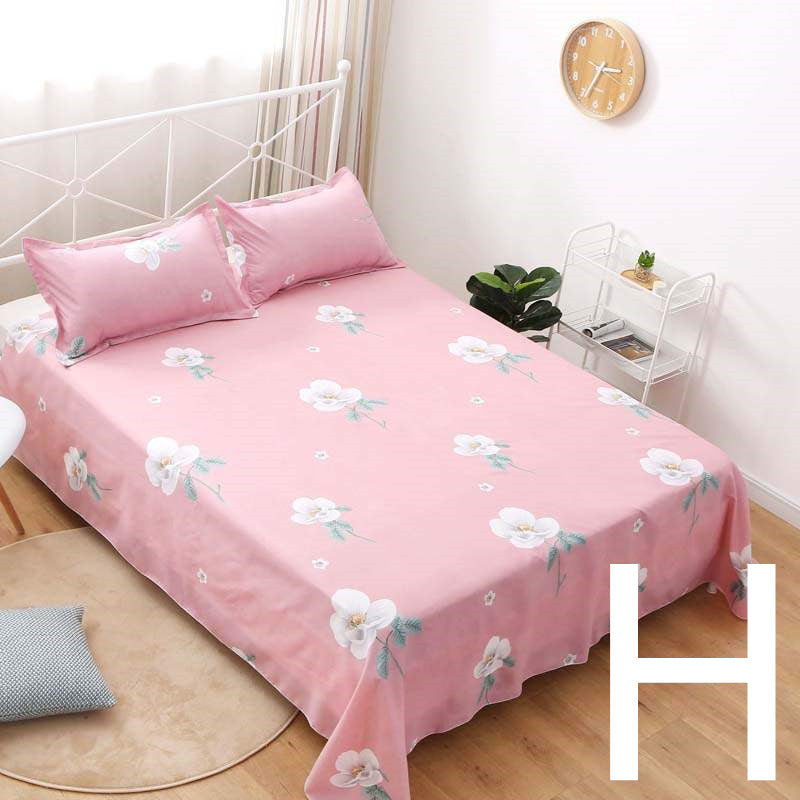 Single Double Bed  Flat Sheet Bedding ARZ