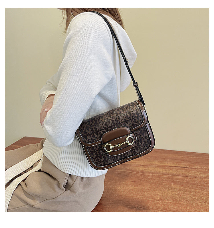 Textured Western Style Messenger Fashion Fashion Shoulder Bag ARZ