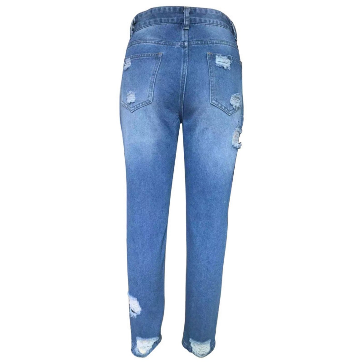 Ripped Slim Fit Jeans For Women ARZ