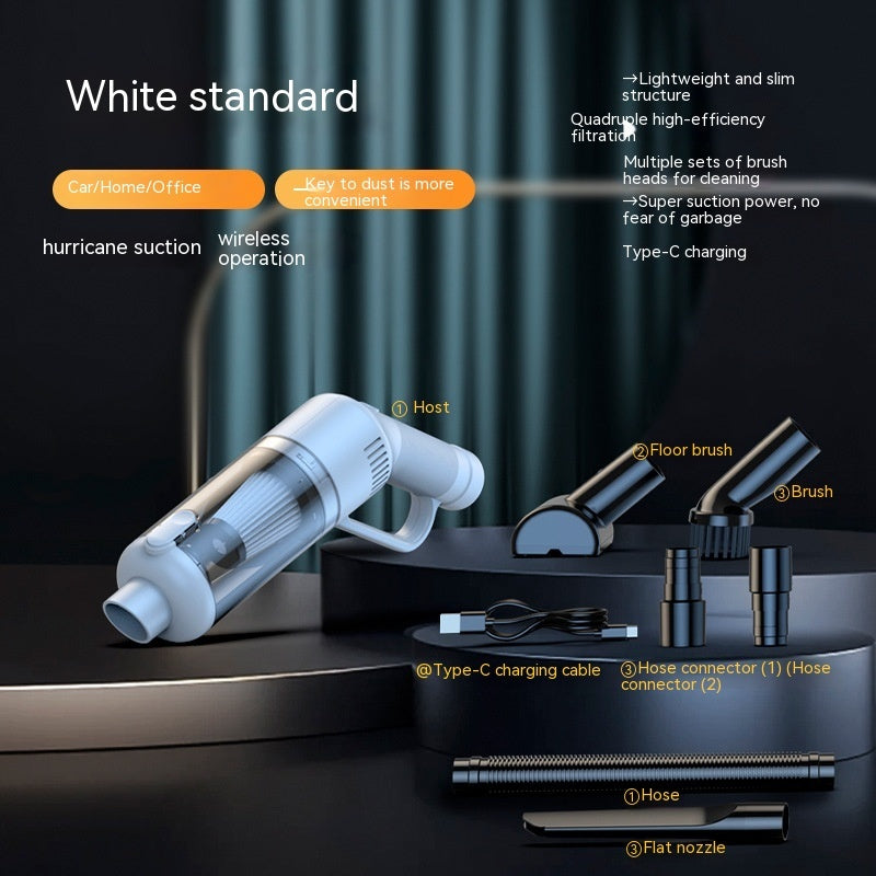 Wireless Blowing And Suction Integrated Vacuum Cleaner Handheld Dust Blower Dual Use In Car And Home Vacuum Cleaner ARZ