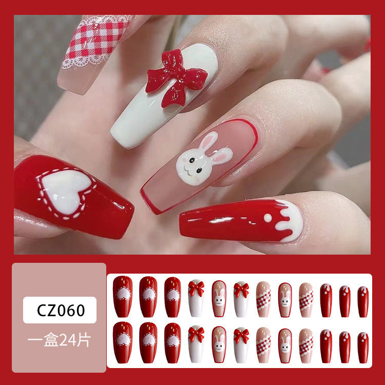 Super Long Diamond Wearing Armor European And American Foreign Trade Nail Stickers ARZ